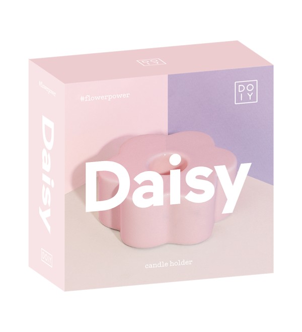 Подсвечник daisy, D8 см, розовый