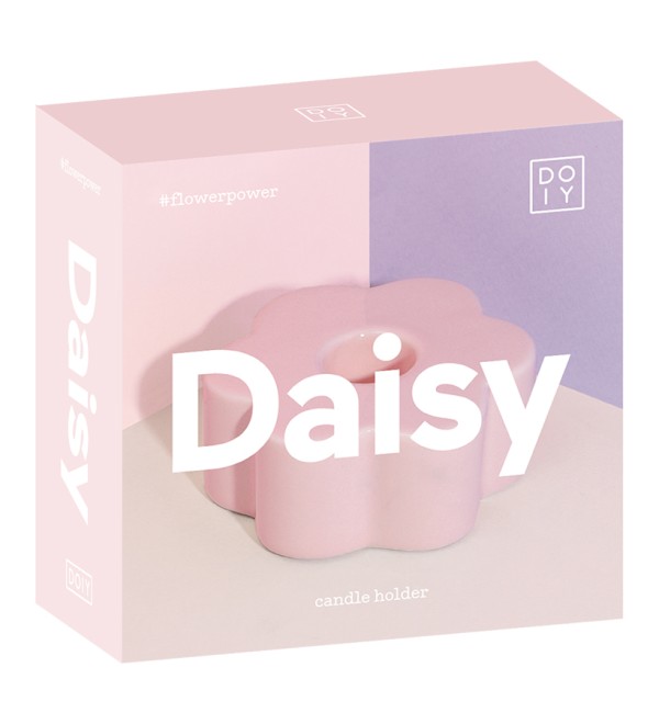 Подсвечник daisy, D8 см, розовый