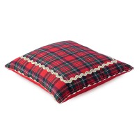 Подушка декоративная Шотландская клетка из коллекции new year essential, 45x45см