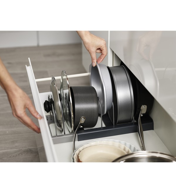 Органайзер для кухонной утвари drawerstore, серый