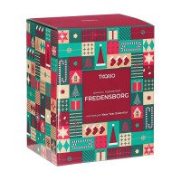 Домик с подсветкой fredensborg из коллекции new year essential, 13 см