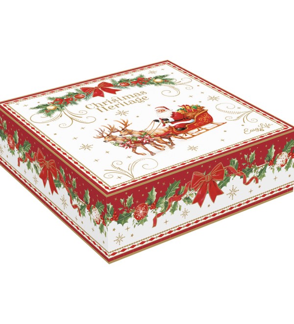 Набор десертных тарелок christmas heritage, D16 см, 4 шт.