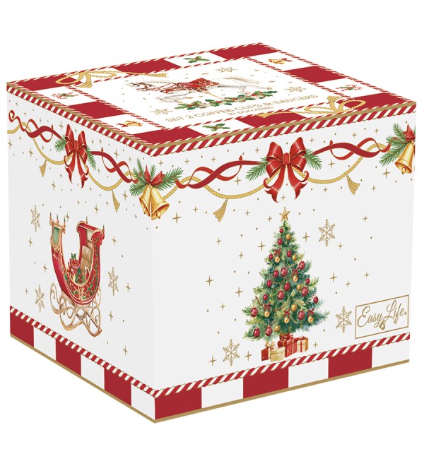 Набор кофейных чашек с блюдцем christmas tale, 80 мл, 2 шт.