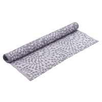 Салфетка из хлопка фиолетово-серого цвета с рисунком Спелая смородина, scandinavian touch, 53х53см