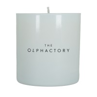 Свеча ароматическая the olphactory, white insignia, amber whisper, 60 ч