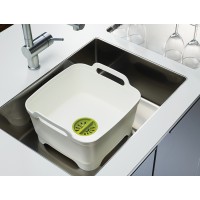 Контейнер для мытья посуды wash&drain™, белый