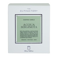 Свеча ароматическая the olphactory, white insignia, acqua bergamota, 60 ч