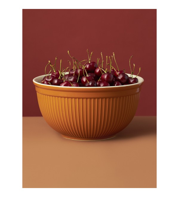 Миска soft ripples, 3,9 л, карамельная