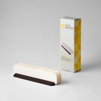 Подставка для разделочных досок smartchef, 27х8,5 см, бежевая/бордовая