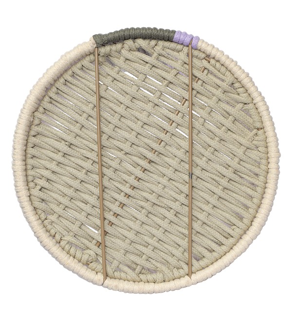 Корзина плетеная conga grey из коллекции ethnic, размер m