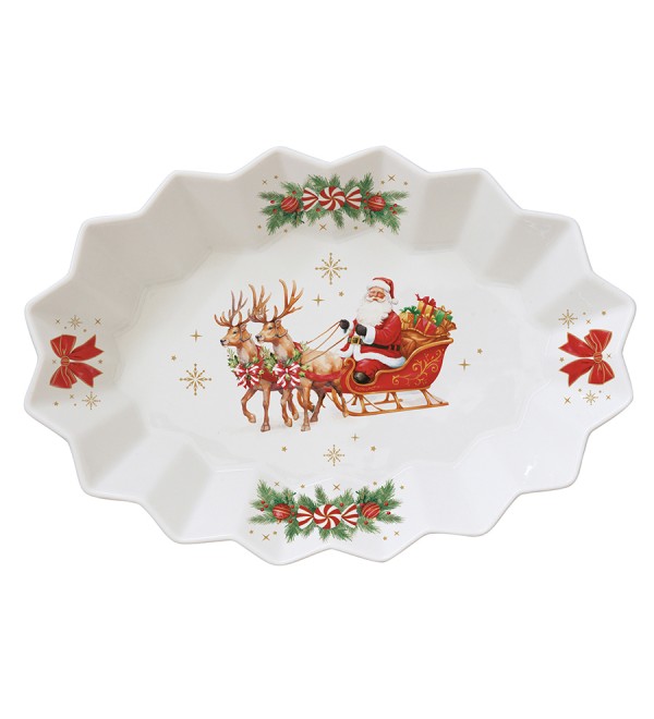 Блюдо овальное christmas heritage, 25х17 см