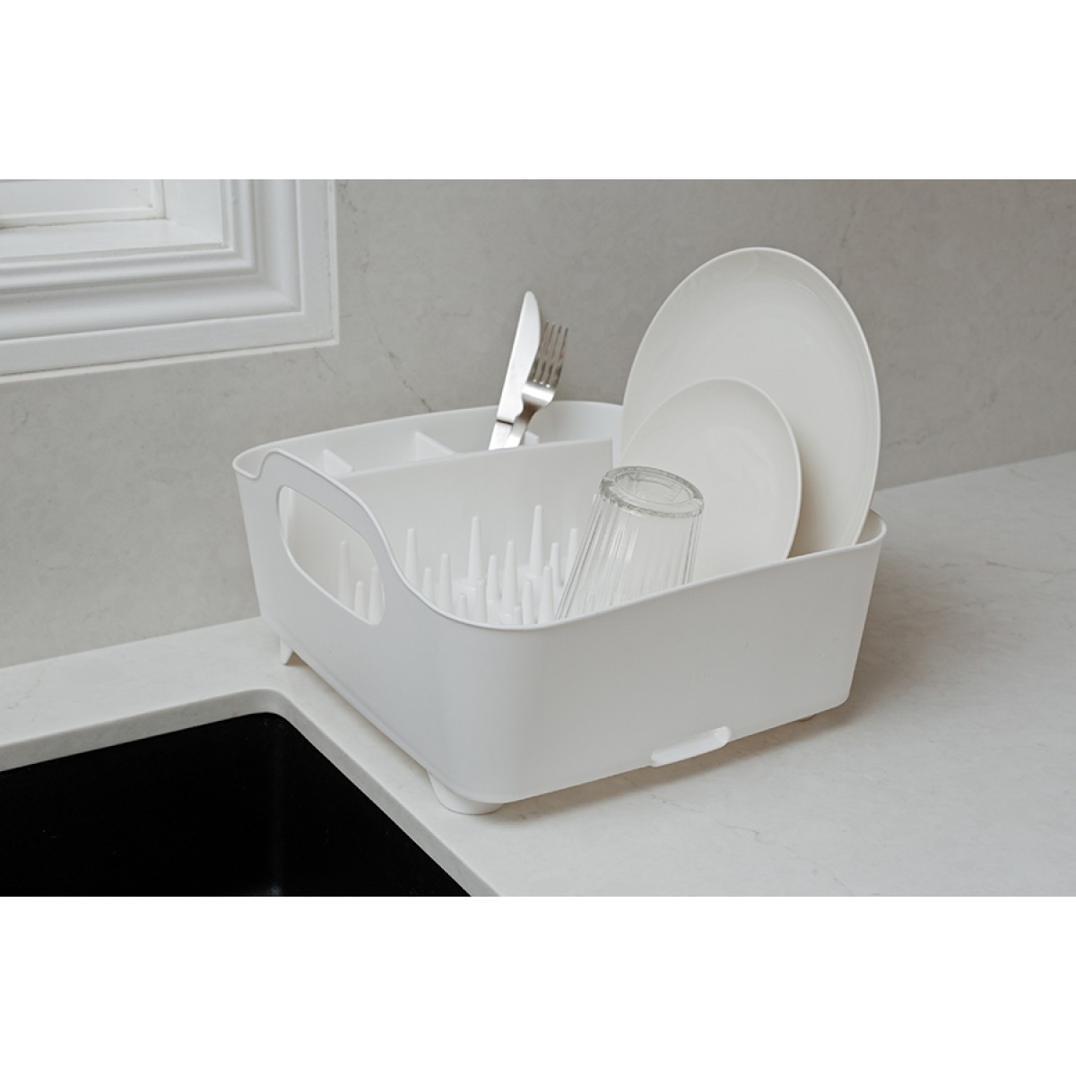 Сушилка для посуды tub, белая