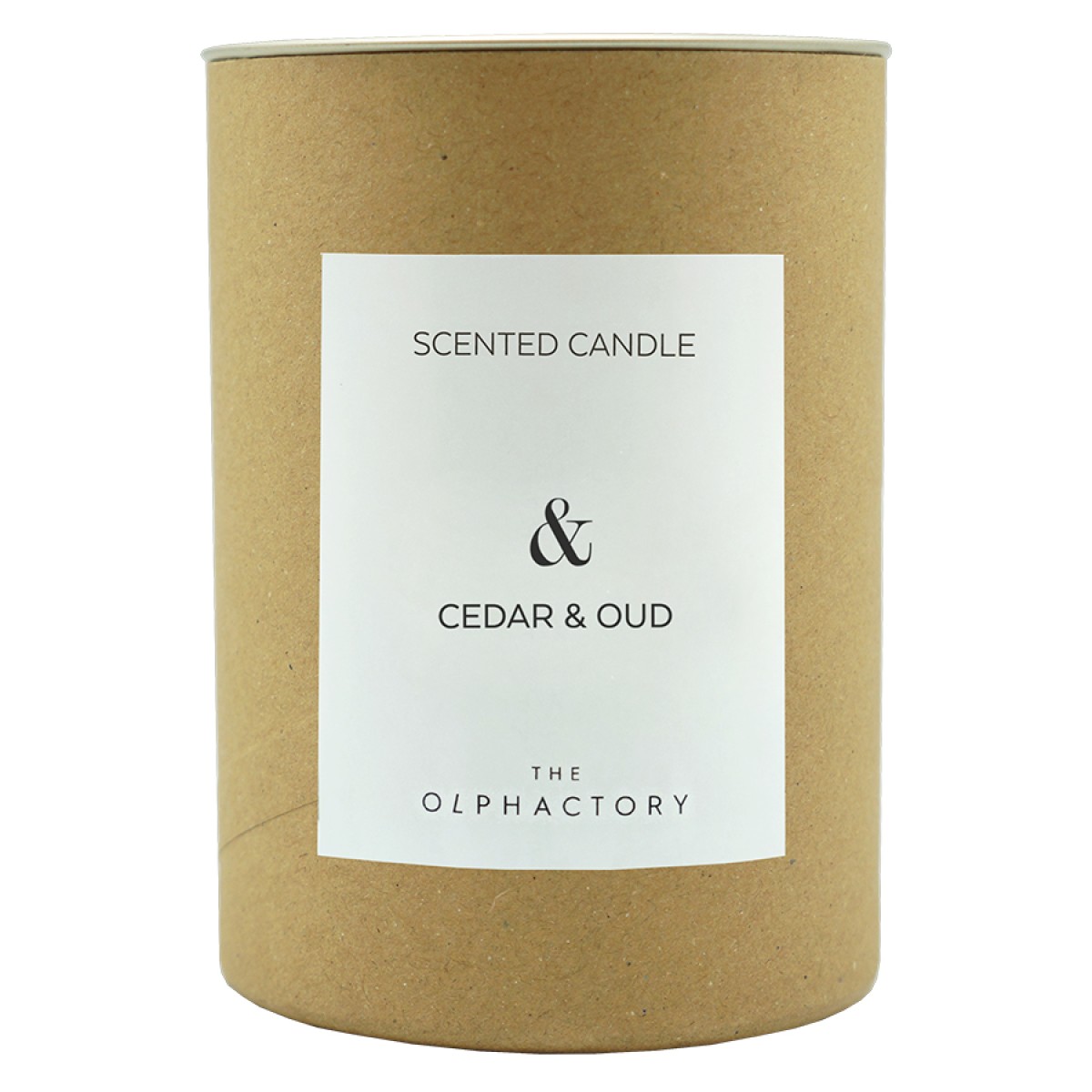 Свеча ароматическая the olphactory, &, cedar&oud, 40 ч