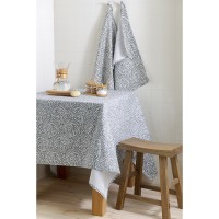Скатерть серого цвета с принтом Спелая Смородина из коллекции scandinavian touch, 170х250 см