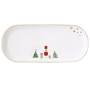 Блюдо сервировочное let it snow, 34х15 см