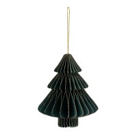 Набор новогодних украшений из бумаги Огни в лесу из коллекции new year essential, 3шт.