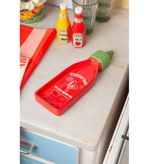Поднос декоративный, corner shop, siracha, 24,5х8 см