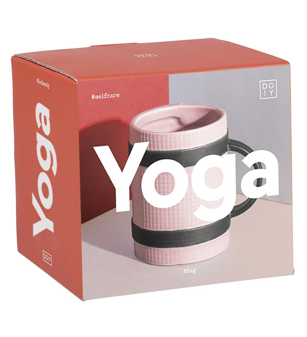 Кружка yoga mug розовая
