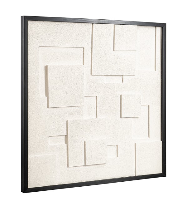 Панно декоративное с эффектом 3d minimalism square, с черной рамой, 60х60 см