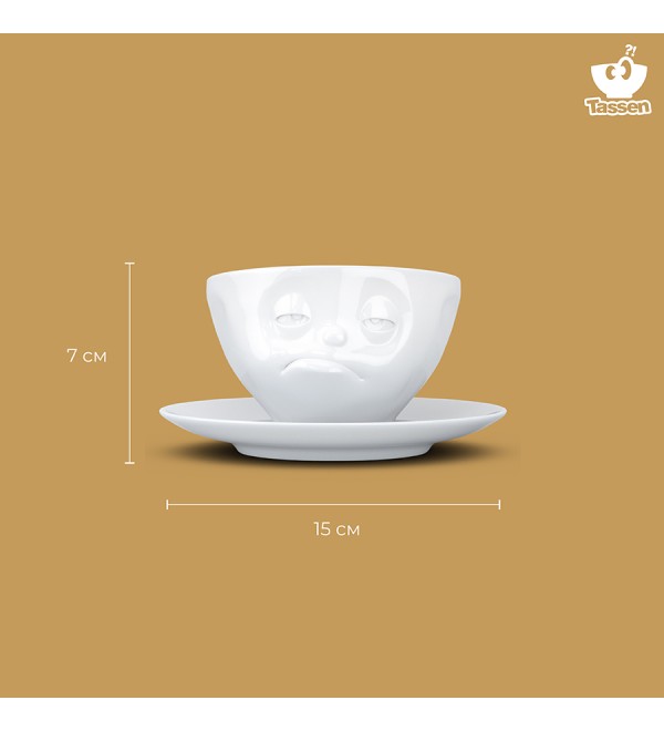 Чайная пара snoozy, 200 мл, белая