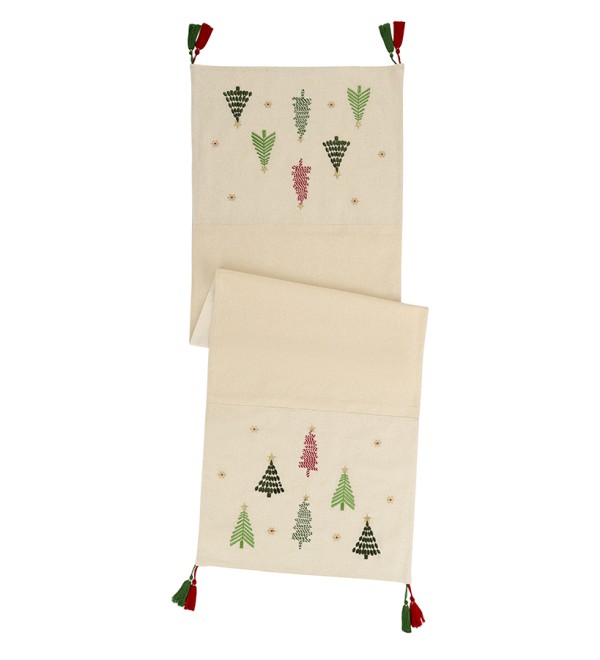 Дорожка на стол frozen pines из коллекции new year essential, 45х150 см
