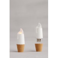 Пробка для бутылки bottlelight с подсветкой и usb