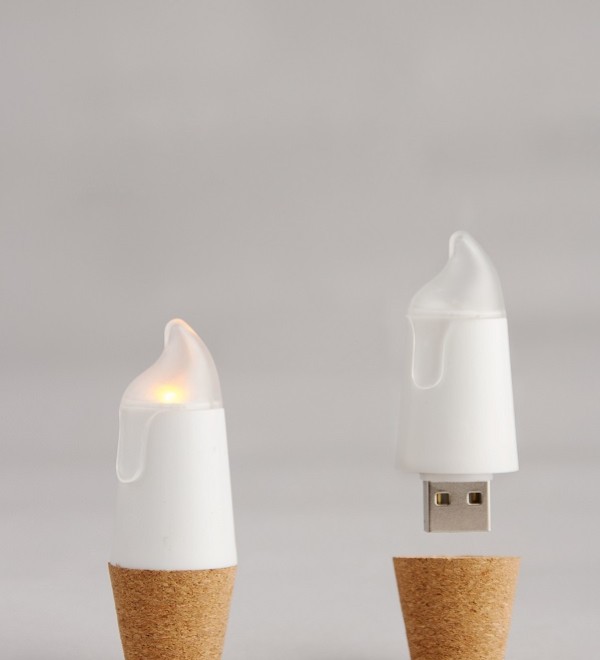 Пробка для бутылки bottlelight с подсветкой и usb