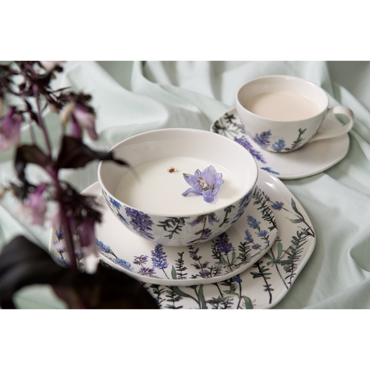 Набор тарелок floral, D19 см, 2 шт.
