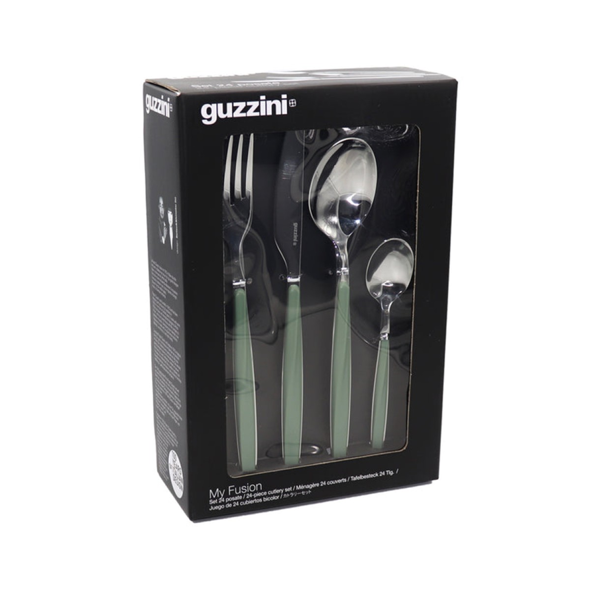 Набор из 24 столовых приборов cutlery my fusion, оливковый
