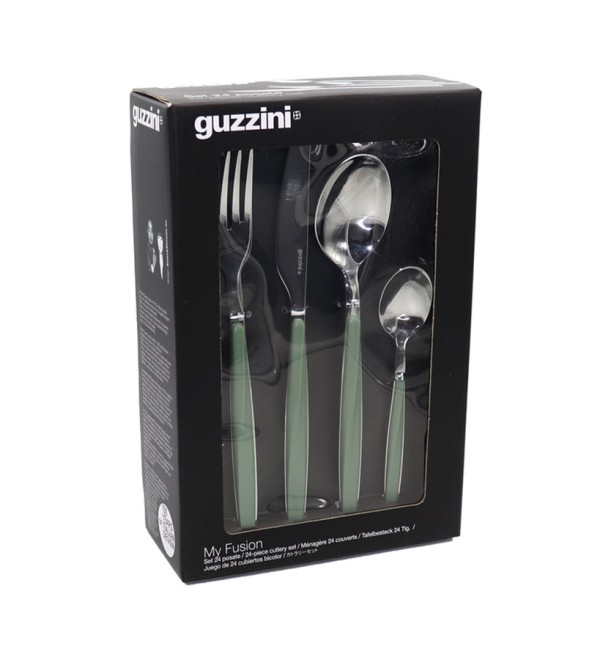 Набор из 24 столовых приборов cutlery my fusion, оливковый