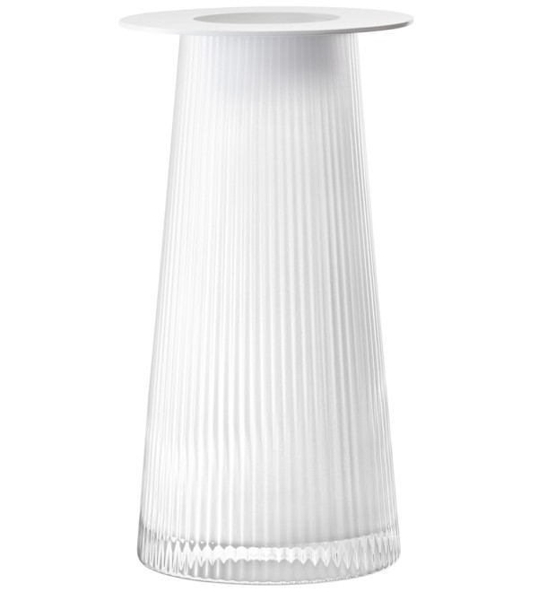 Ваза beacon, 30 см, белая