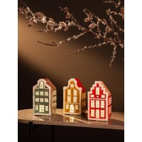 Домик с подсветкой skive из коллекции new year essential, 16 см