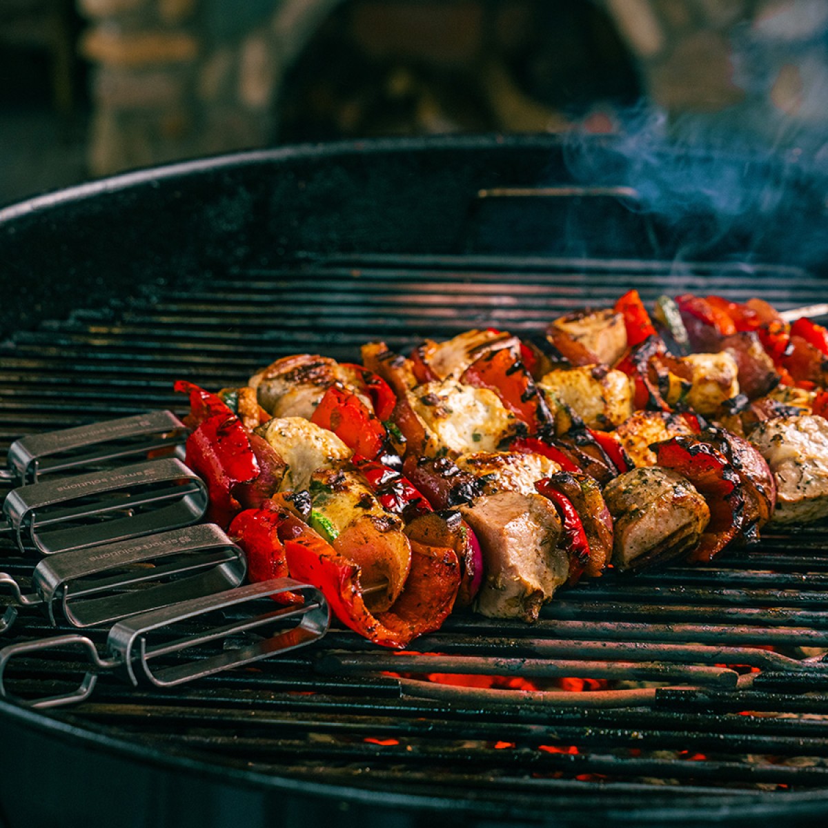 Набор шампуров для барбекю smart grill, 4 шт.
