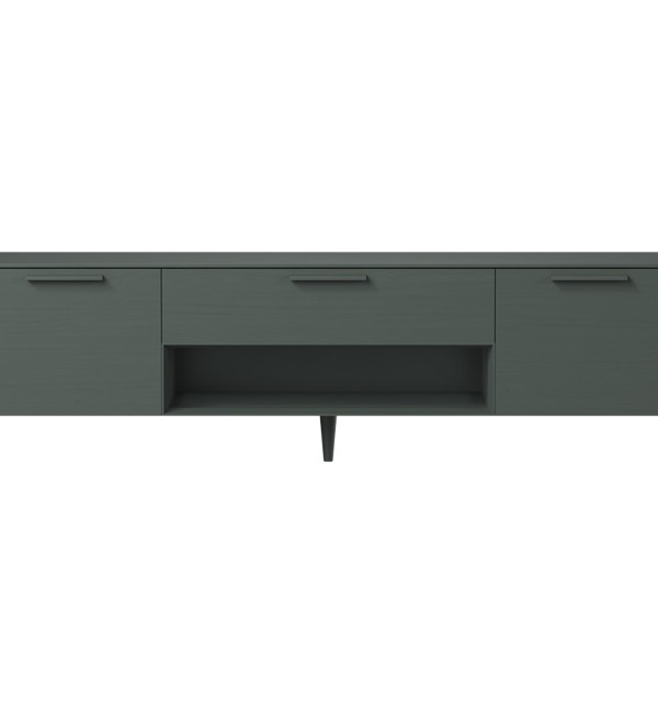 Тумба Type oak под ТВ ширина 200 см (темно-серый)
