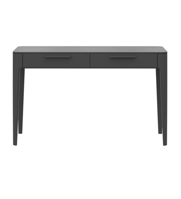 Консоль Type oak 2 ящика ширина 120 см (черный)