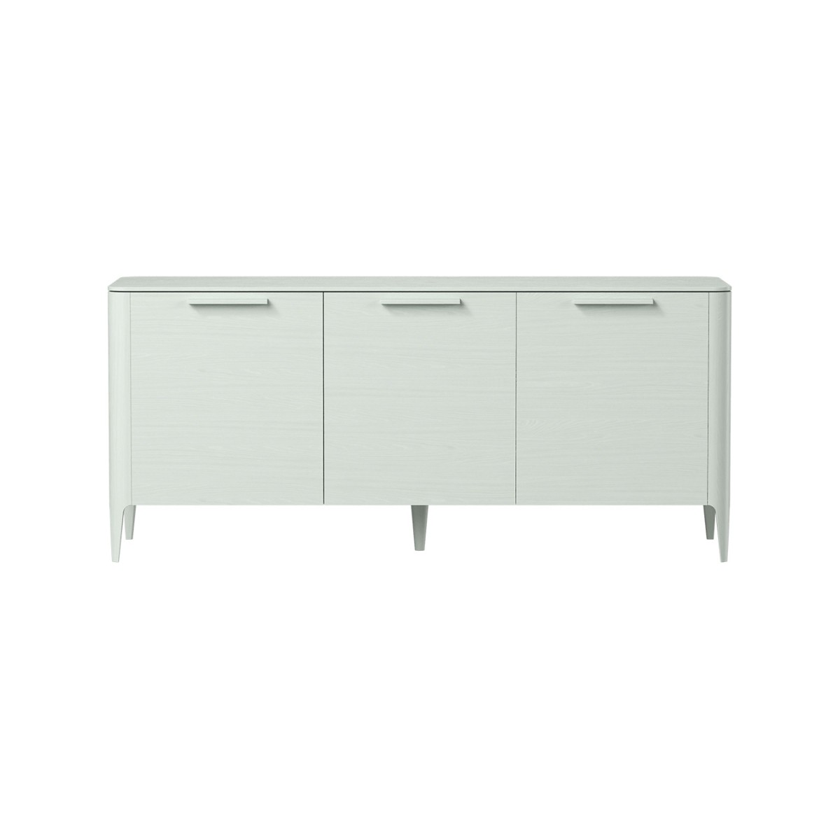 Тумба Type oak 3 двери ширина 160 см (белый)