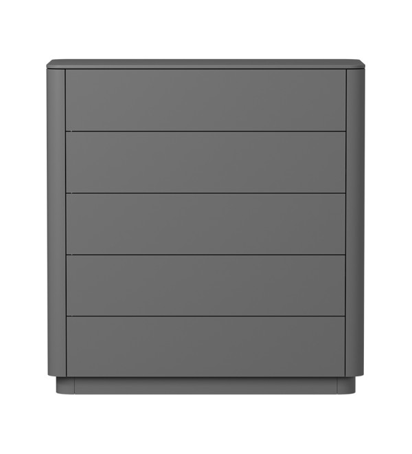 Комод Tammi 5 ящиков ширина 100 см (серый)