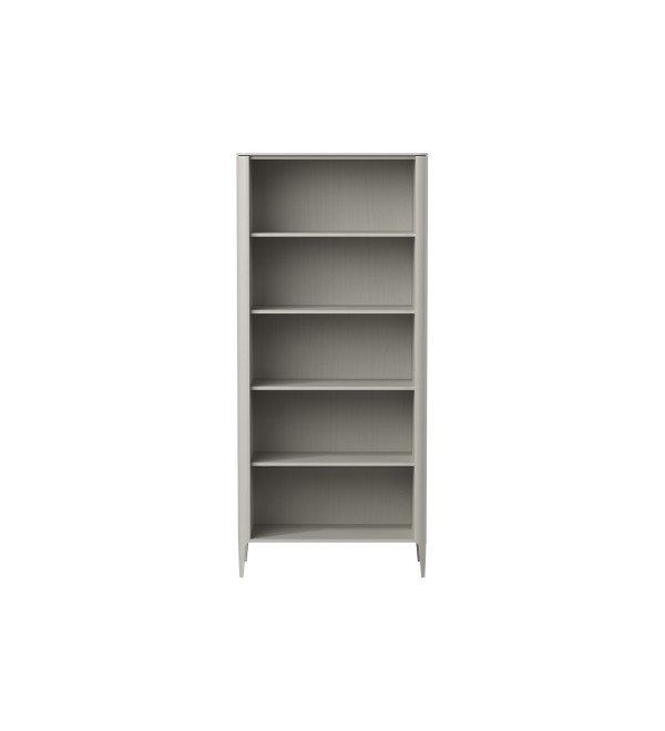 Стеллаж Type oak 200 см (серо-бежевый)
