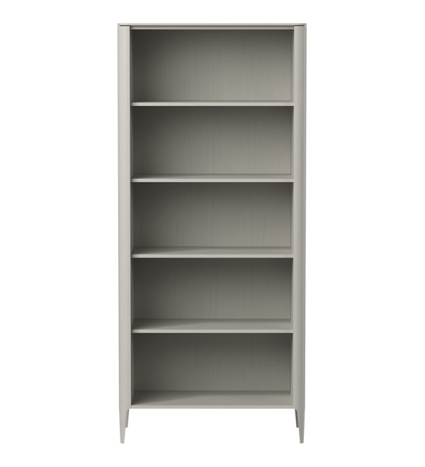 Стеллаж Type oak 200 см (серо-бежевый)