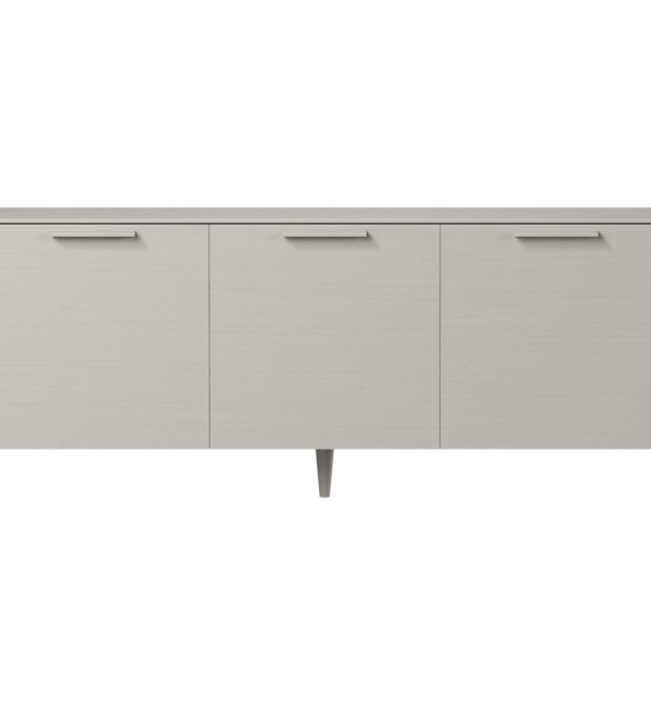 Тумба Type oak 3 двери ширина 180 см (серо-бежевый)