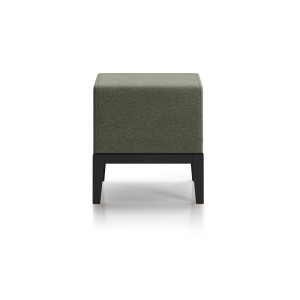 Пуф Fjord 40 см (оливковый Prime, бук под эмалью)