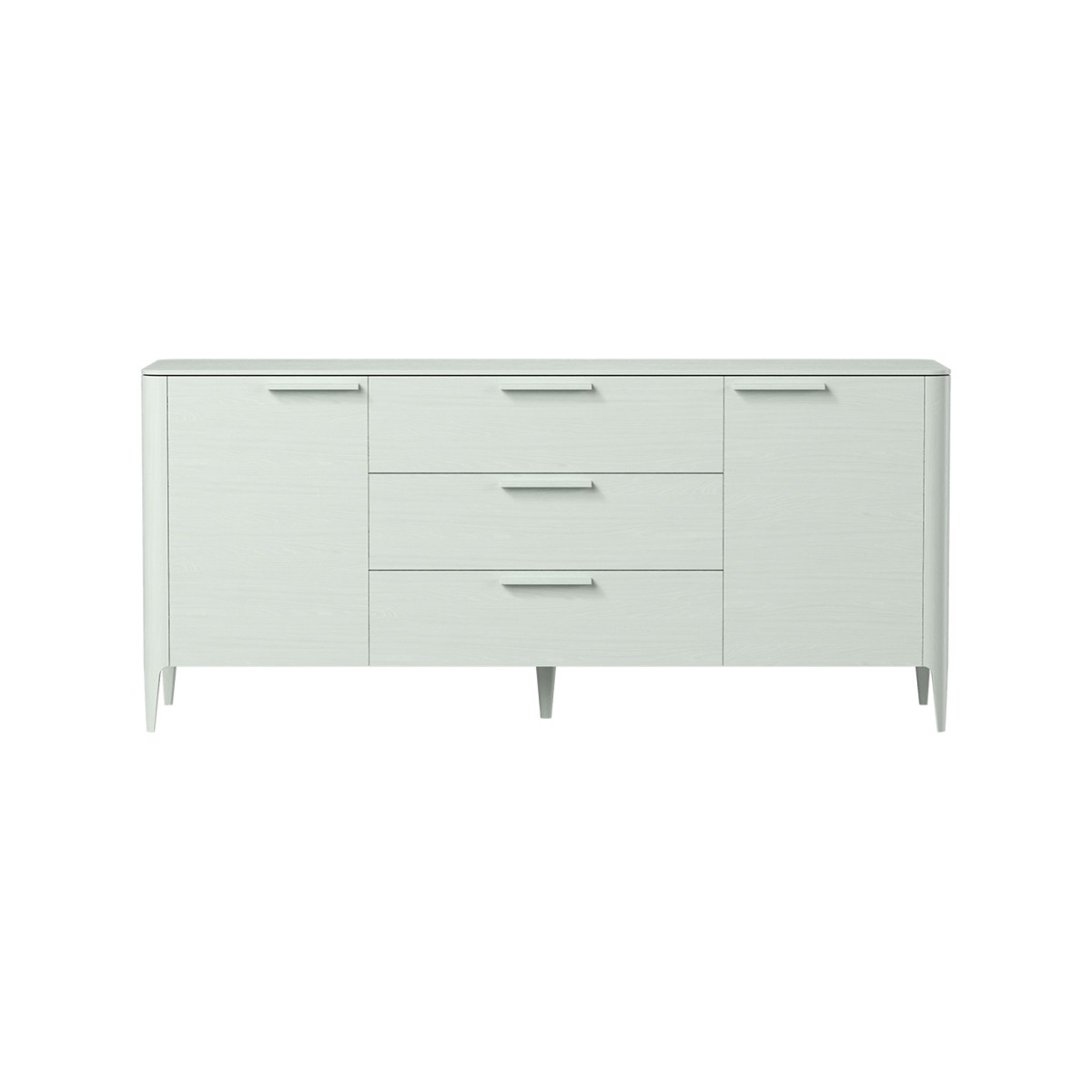 Тумба Type oak 2 двери 3 ящика (белый)
