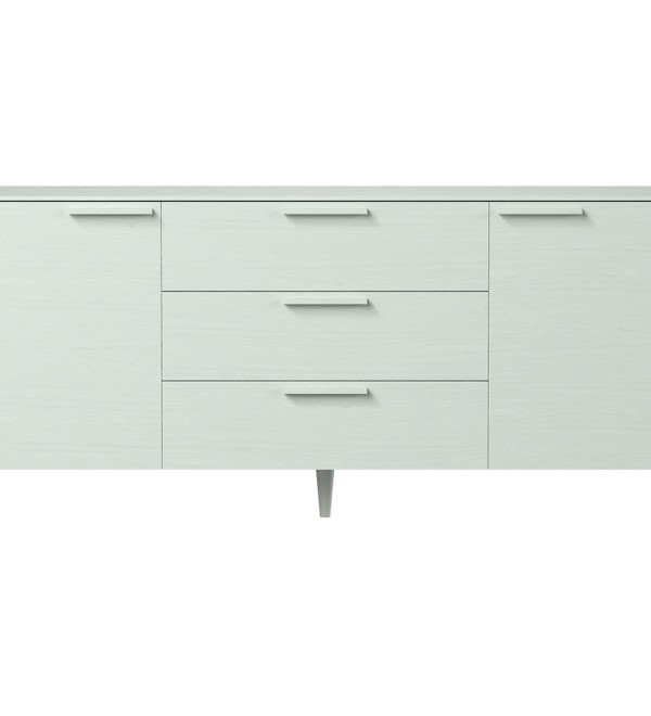 Тумба Type oak 2 двери 3 ящика (белый)