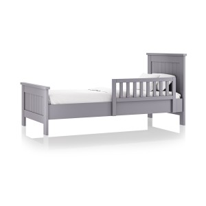 Кровать подростковая Wood (серый)