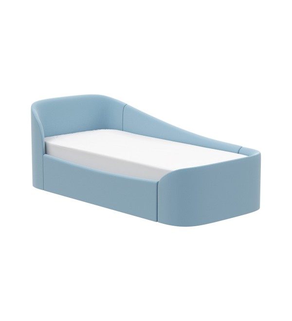 Диван-кровать KIDI Soft с низким изножьем 90*200 см R (голубой)