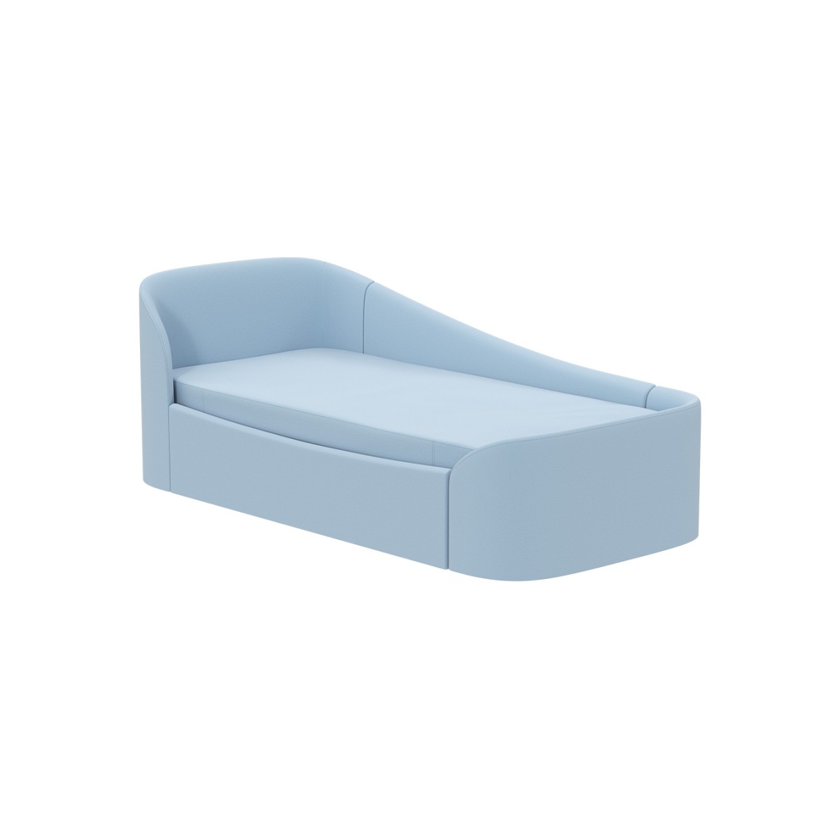 Чехол на матрас для дивана-кровати KIDI soft 90*200 см (голубой)