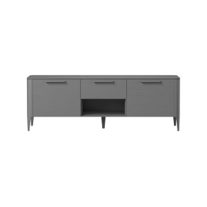 Тумба Type oak под ТВ ширина 160 см (серый)