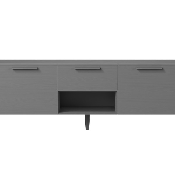 Тумба Type oak под ТВ ширина 160 см (серый)