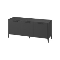 Тумба Type oak 3 двери ширина 160 см (черный)