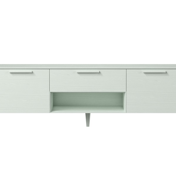 Тумба Type oak под ТВ ширина 180 см (белый)